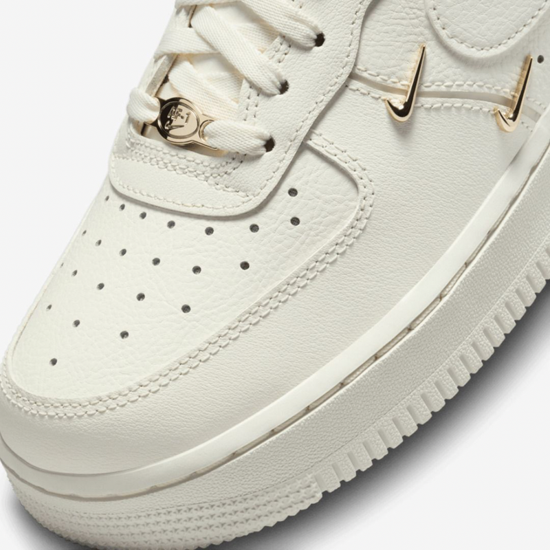 Nike Air Force 1 LX Gold Swooshes