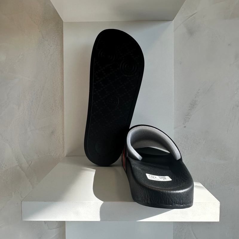 Gucci Rubber Slide Red Green (Pronta Entrega)