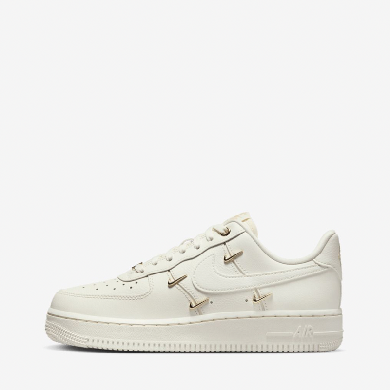Nike Air Force 1 LX Gold Swooshes