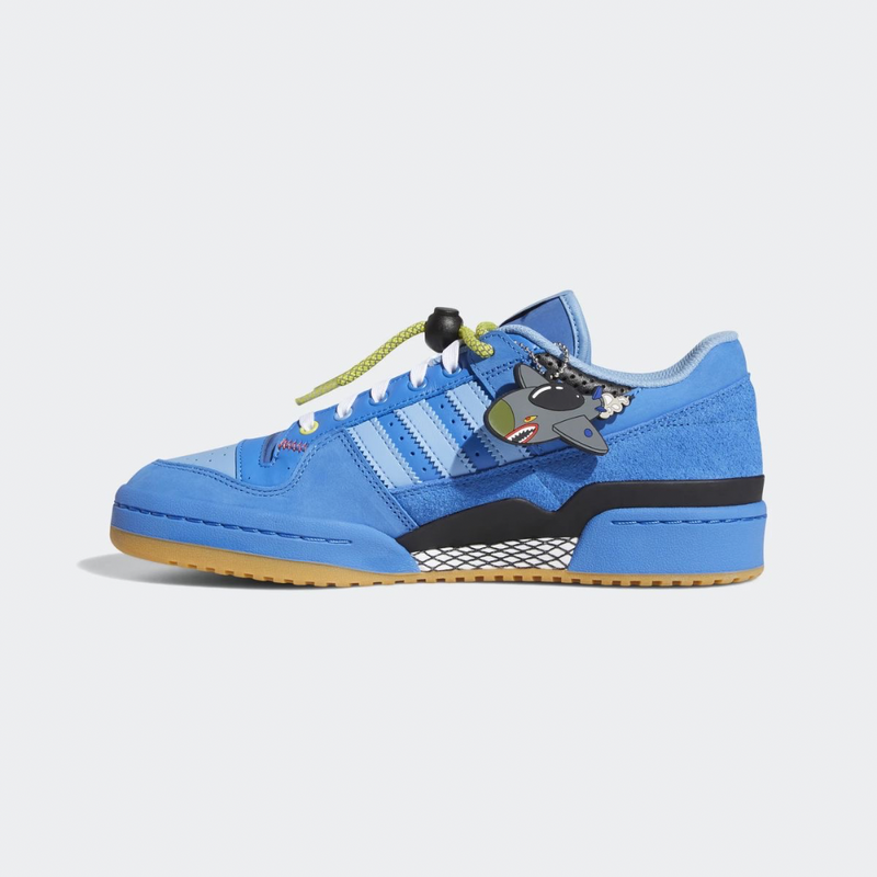 Adidas Forum Low Light Blue x Hebru Brantley