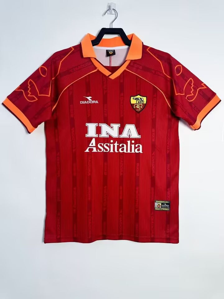 Camisetas de Futebol Retrô Roma