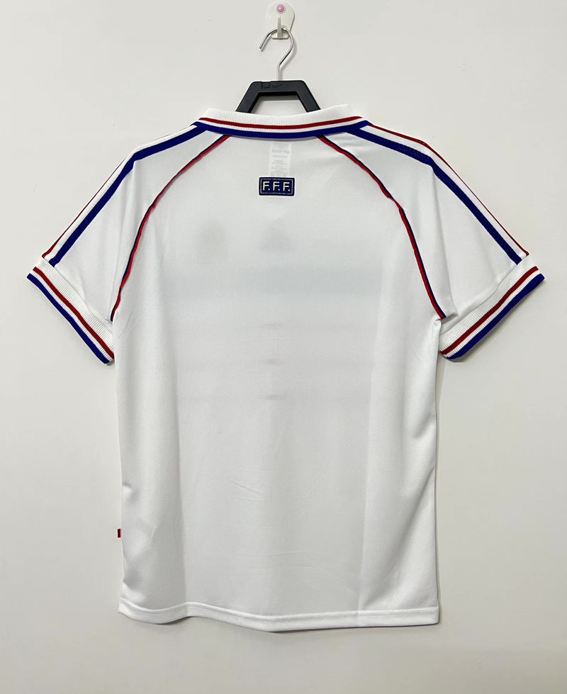 Camisetas de Futebol Retrô França Copa do Mundo 1998