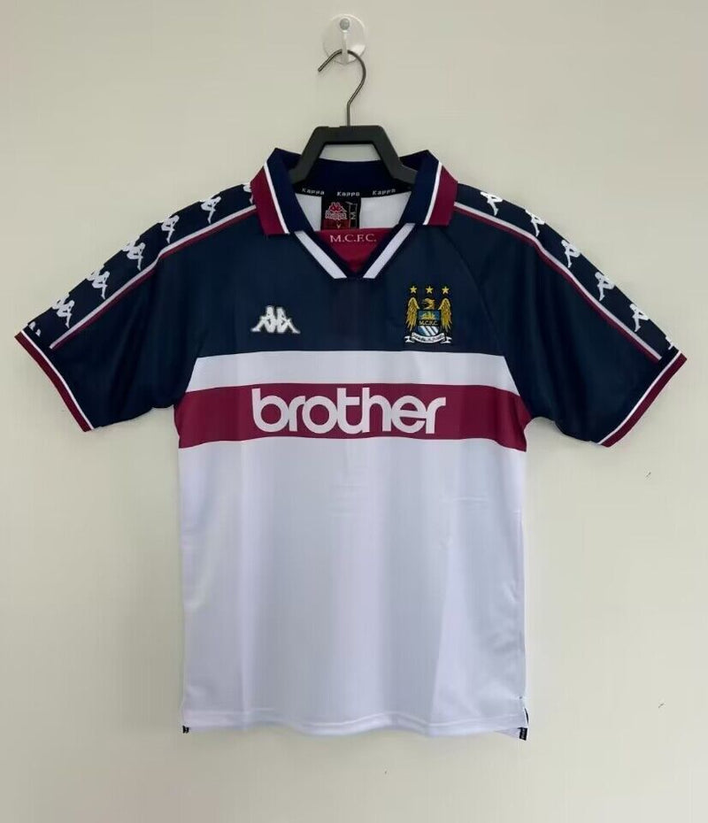 Camiseta de Futebol Retrô Manchester City