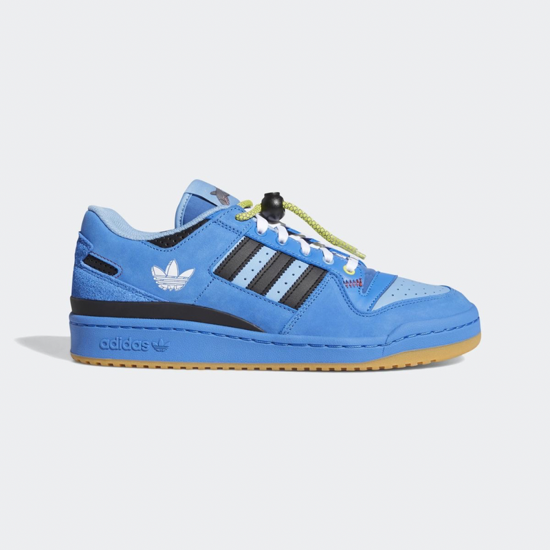 Adidas Forum Low Light Blue x Hebru Brantley