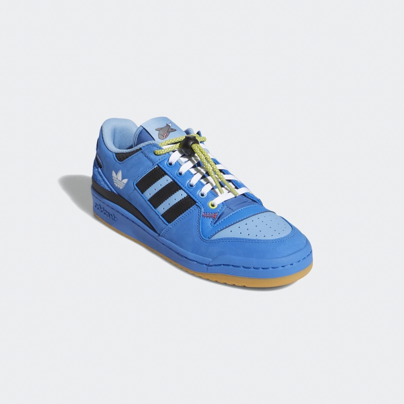 Adidas Forum Low Light Blue x Hebru Brantley