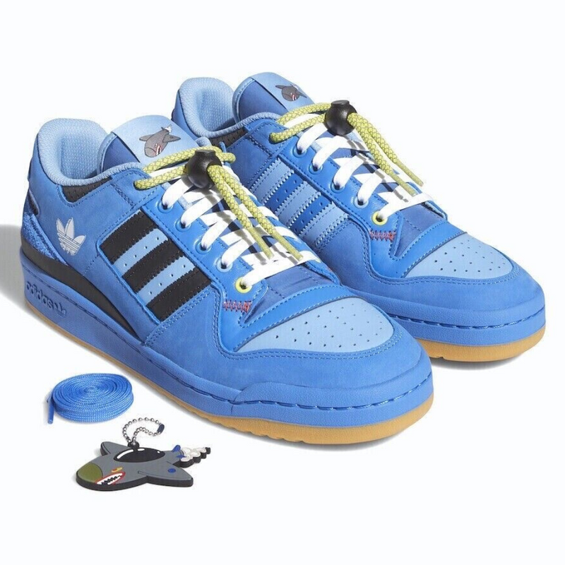 Adidas Forum Low Light Blue x Hebru Brantley